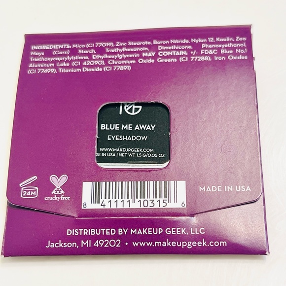 COPY - 💄Makeup Geek💄Signature Eyeshadow Blue Me Away NWT - Picture 3 of 3